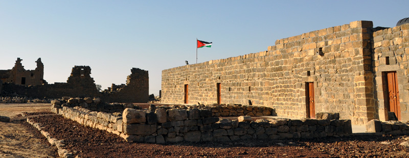 Main image: Umm el-Jimal's site museum is currently under construction among the ruins at House 119, an ancient home from the Byzantine and Islamic eras being restored by the Department of Antiquities.