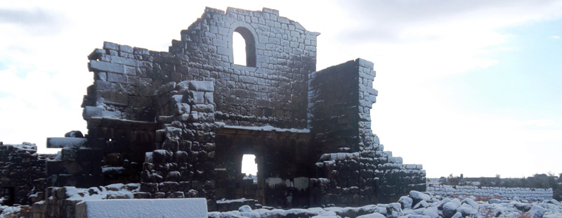 Main image: Snow on the West Church